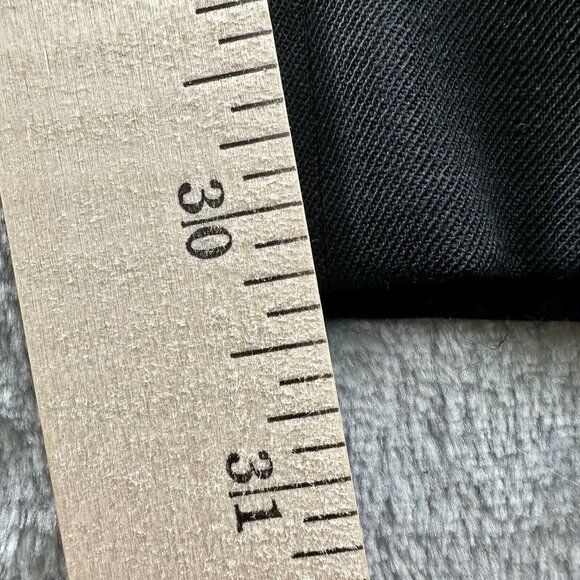 Talbots Stretch Wool Dress Pants 20W Black Made in USA Pleated Classic Fit*READ* - Picture 4 of 14